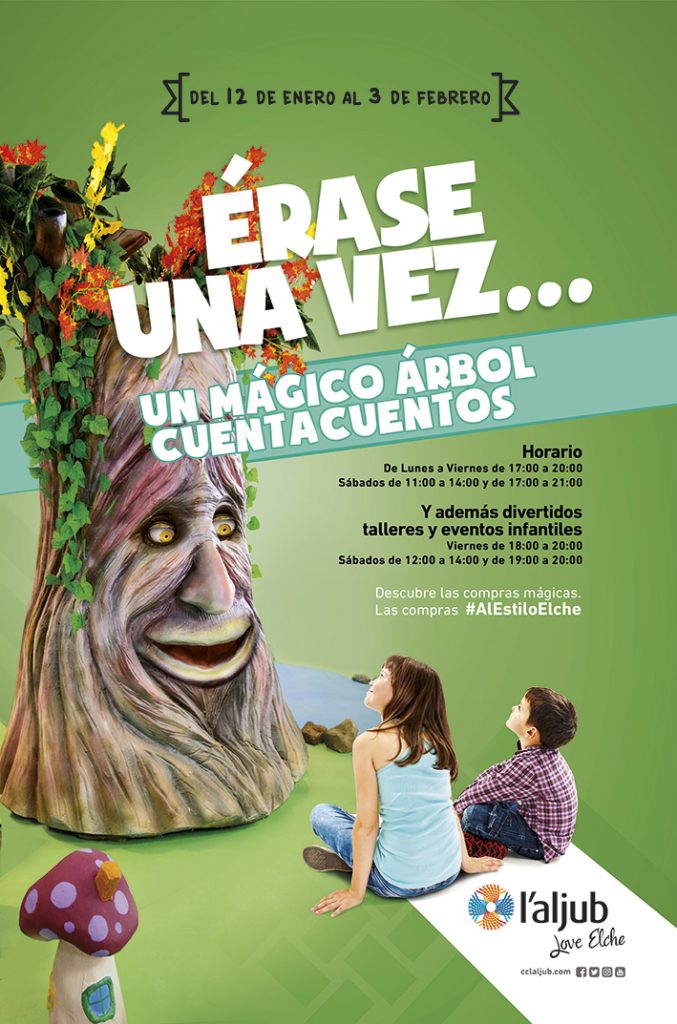 ‘El árbol mágico cuentacuentos’ llega al Centro Comercial