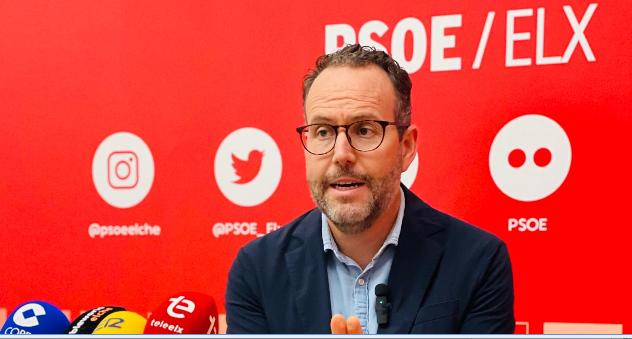 Héctor Díez PSOE 2025 gasto PP Elche