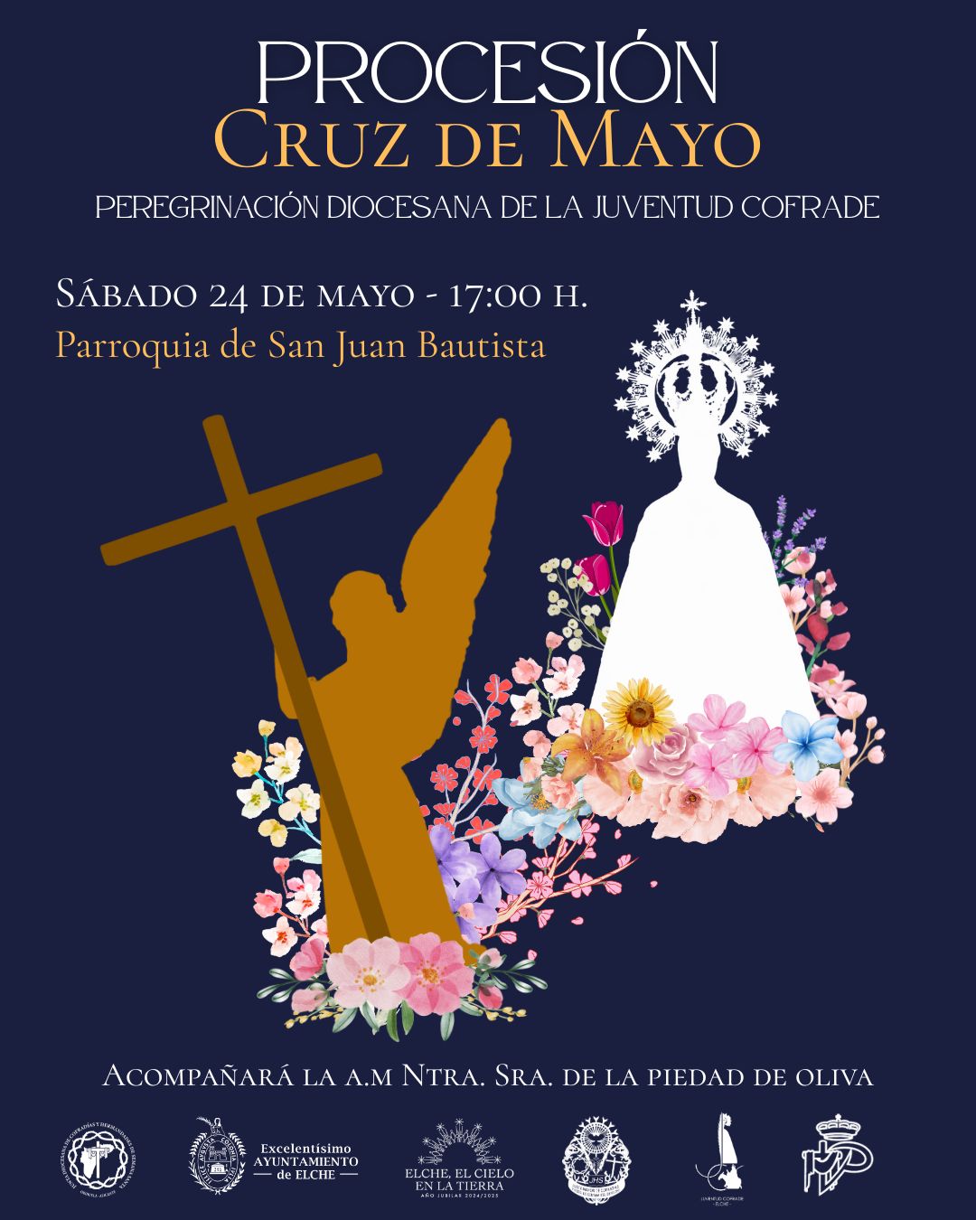 cartel procesion cruz mayo