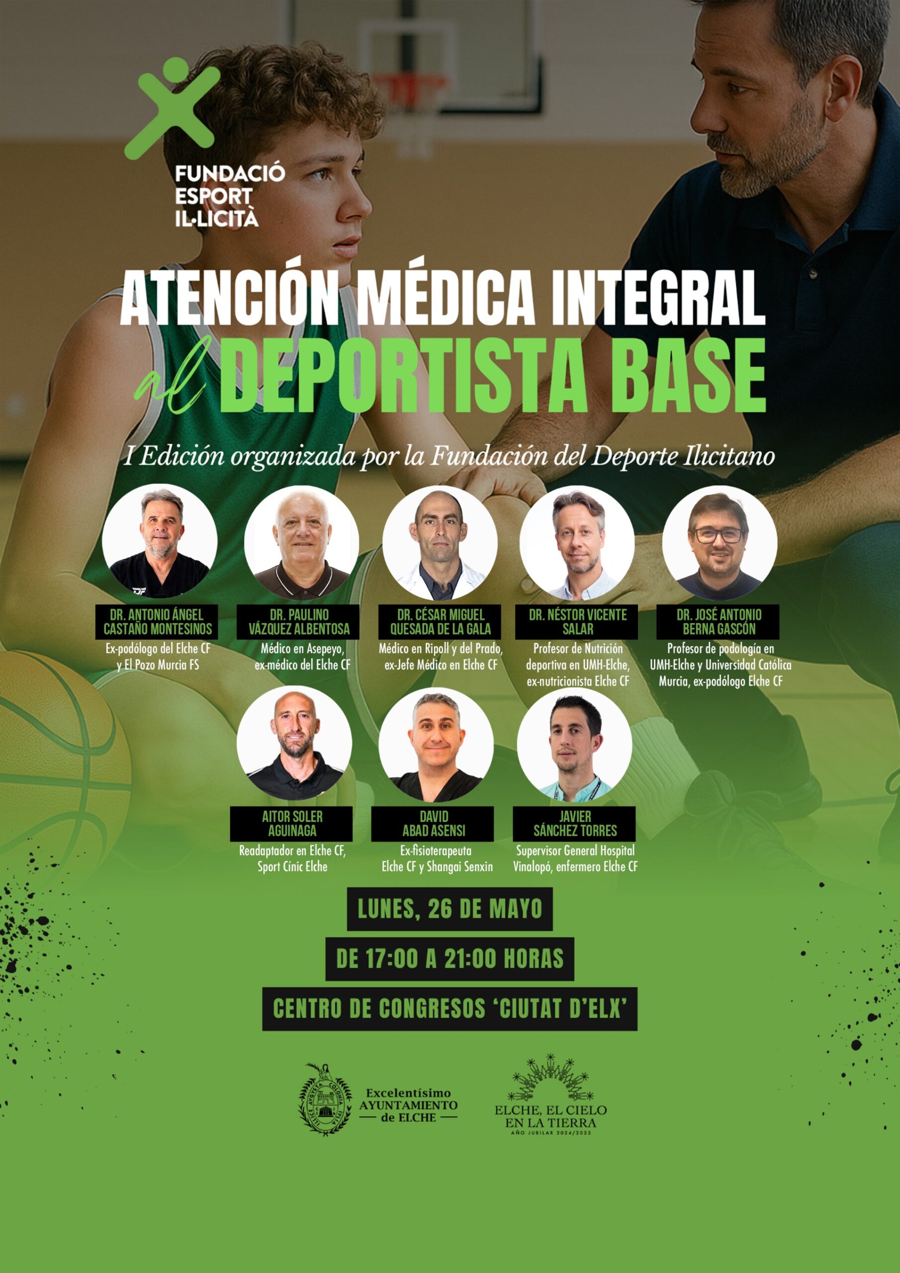 Atención médica integral deporte base elche 2025