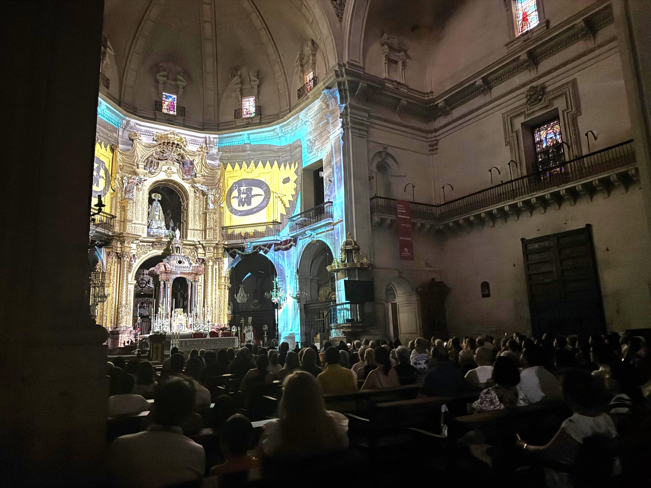 Basílica Santa María video maping