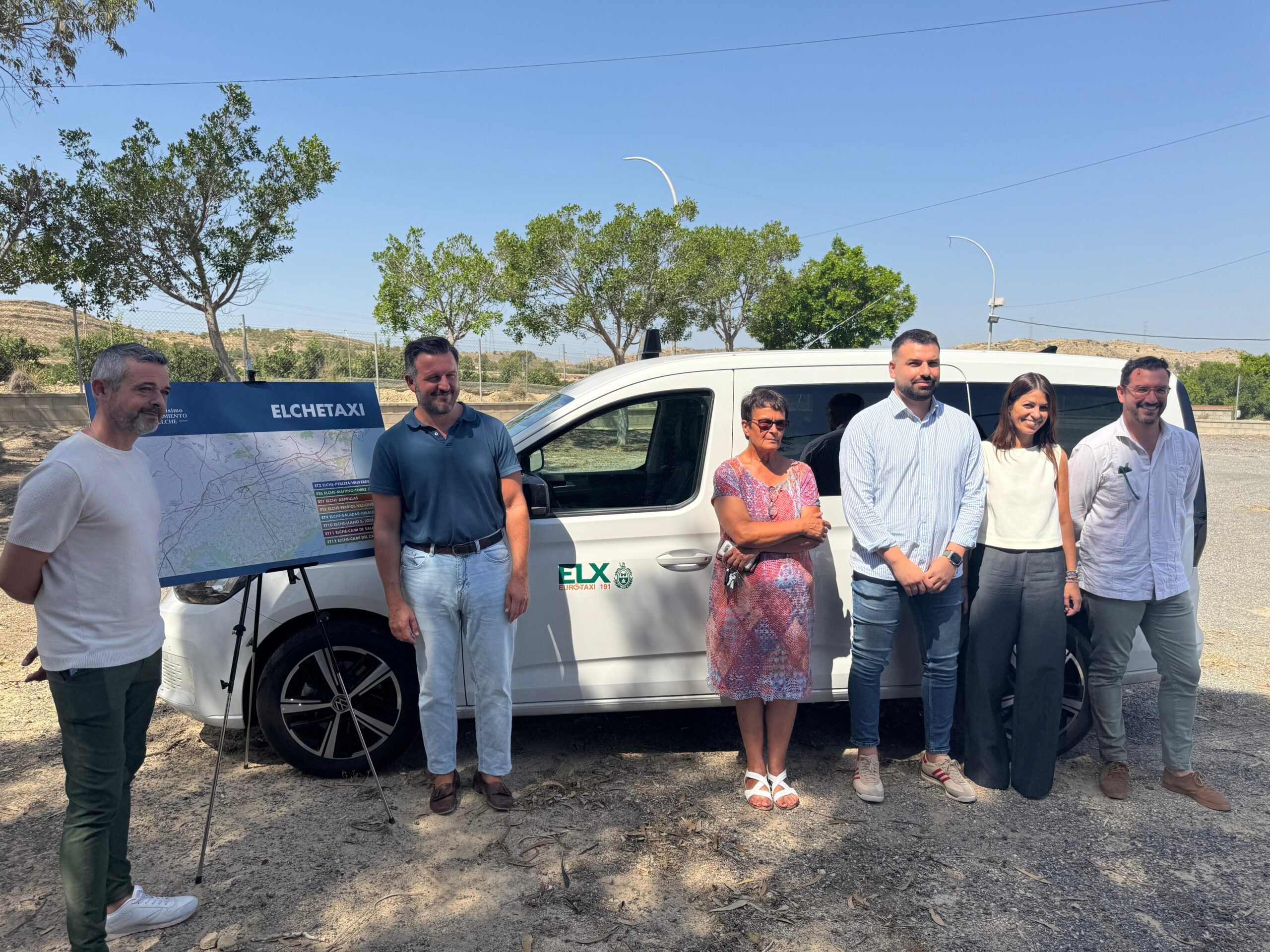 Elche Taxi, pedanías, 2025