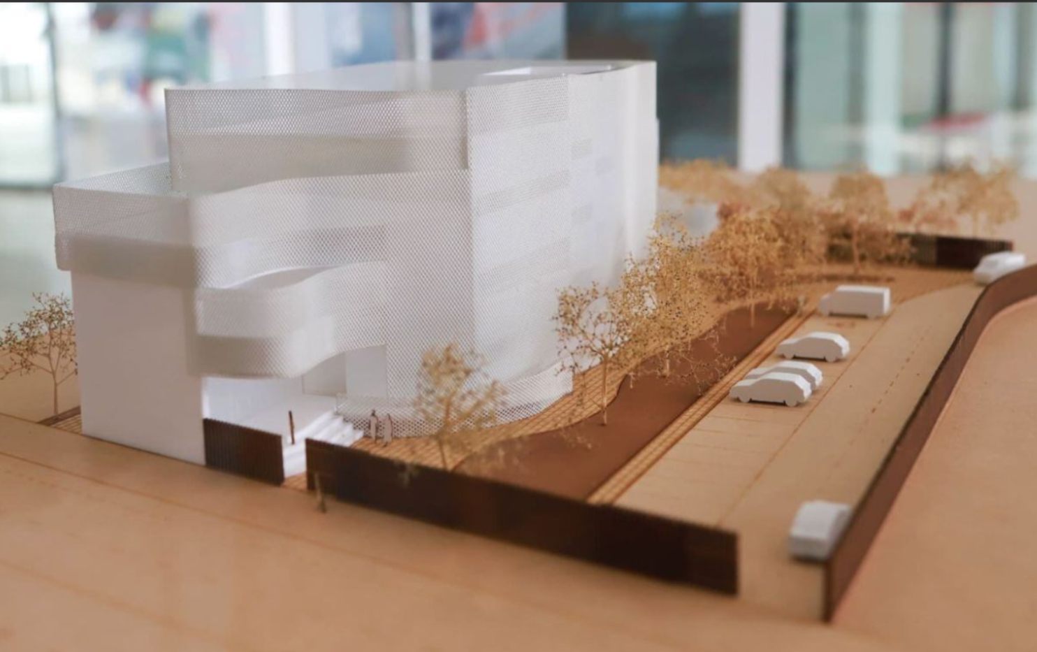 maqueta centro salud travalón